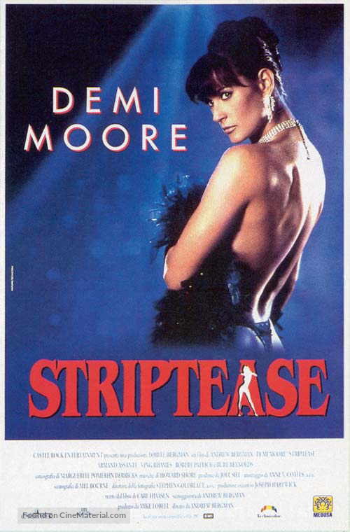 Striptease - Italian Movie Poster
