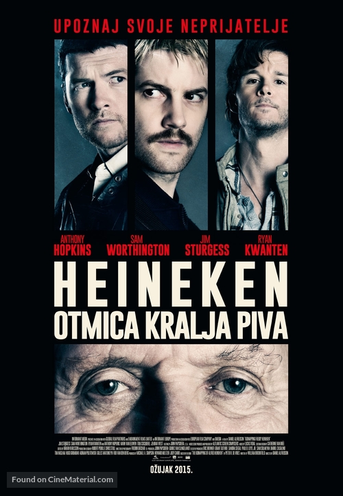 Kidnapping Mr. Heineken - Croatian Movie Poster