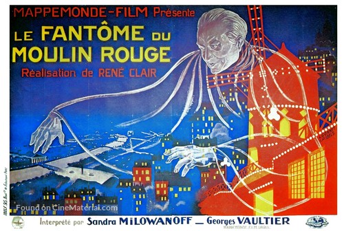 Le fant&ocirc;me du Moulin-Rouge - French Movie Poster