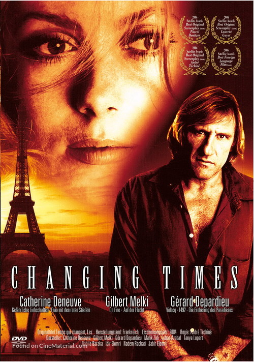 Les temps qui changent - German DVD movie cover