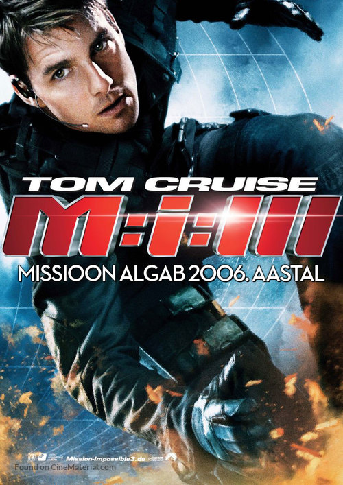 Mission: Impossible III - Estonian Movie Poster