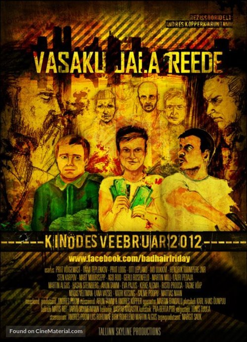 Vasaku jala reede - Estonian Movie Poster