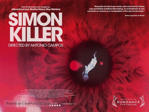 Simon Killer - British Movie Poster