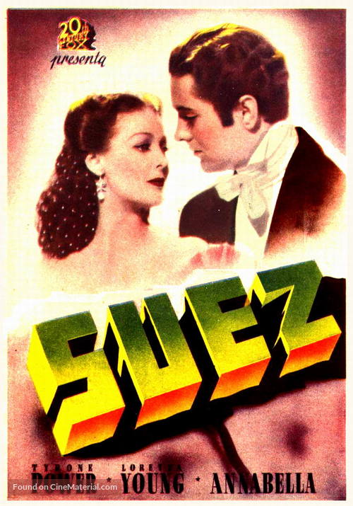 Suez - Spanish Movie Poster