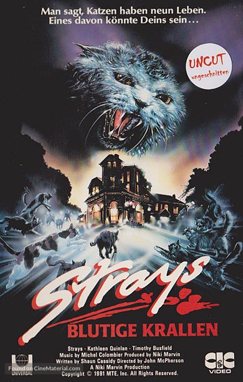 Strays - German VHS movie cover