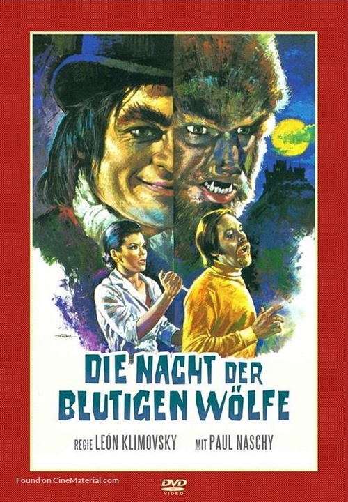 Dr. Jekyll y el Hombre Lobo - German DVD movie cover