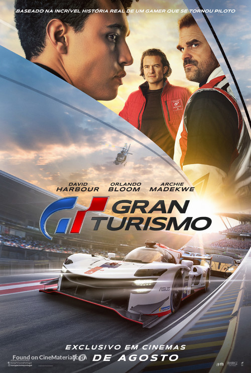 Gran Turismo - Portuguese Movie Poster