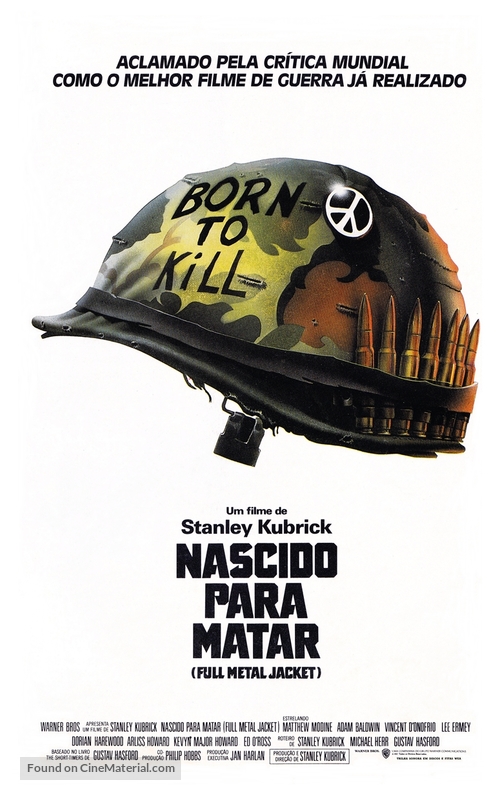 Full Metal Jacket - Brazilian Movie Poster