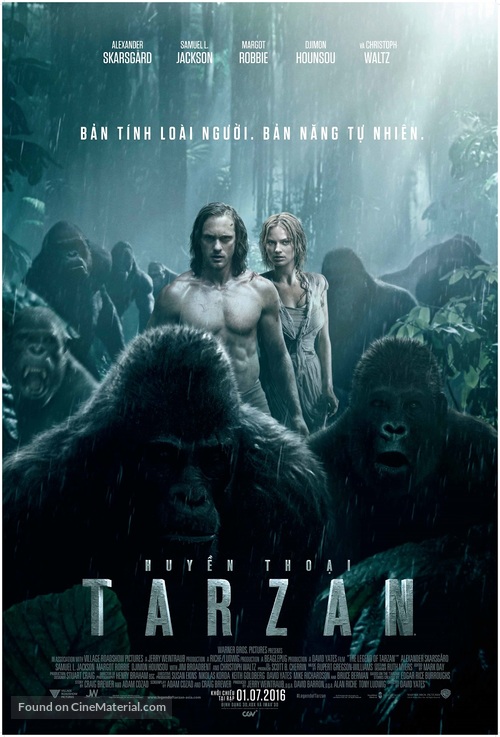 The Legend of Tarzan - Vietnamese Movie Poster