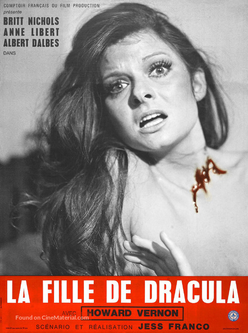 Fille de Dracula, La - French Movie Poster