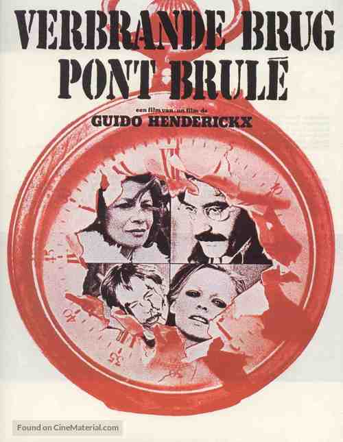 Verbrande brug - Belgian Movie Poster