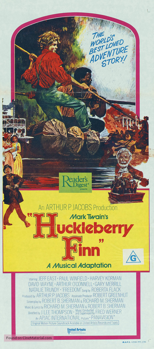 Huckleberry Finn - Australian Movie Poster