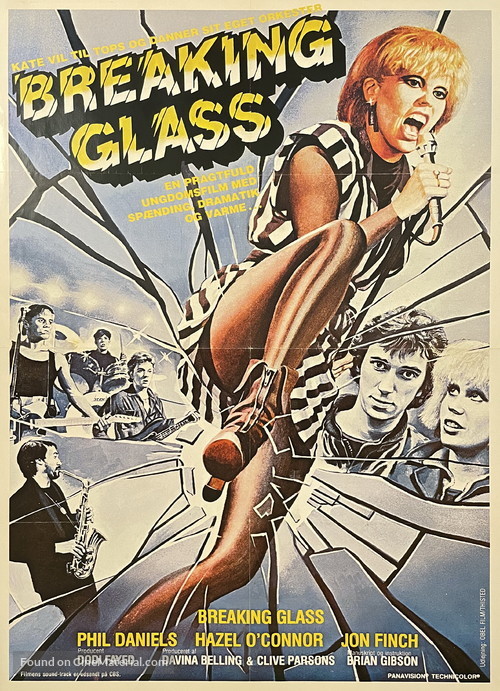 Breaking Glass - Danish Movie Poster