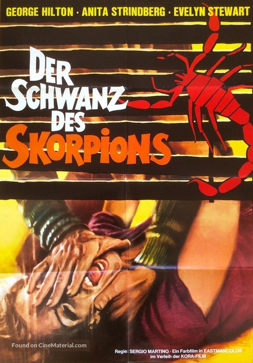 La coda dello scorpione - German Movie Poster