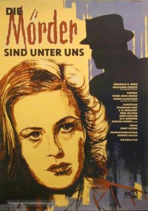 Die M&ouml;rder sind unter uns - German Movie Poster