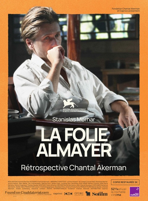 La folie Almayer - French Re-release movie poster