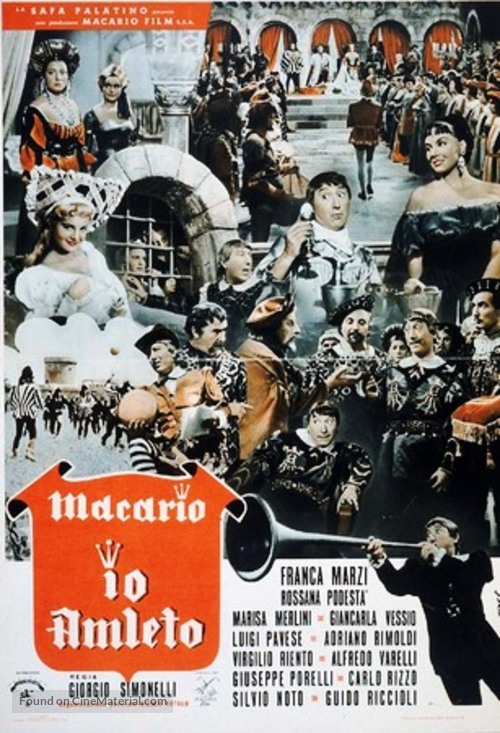 Io, Amleto - Italian Movie Poster