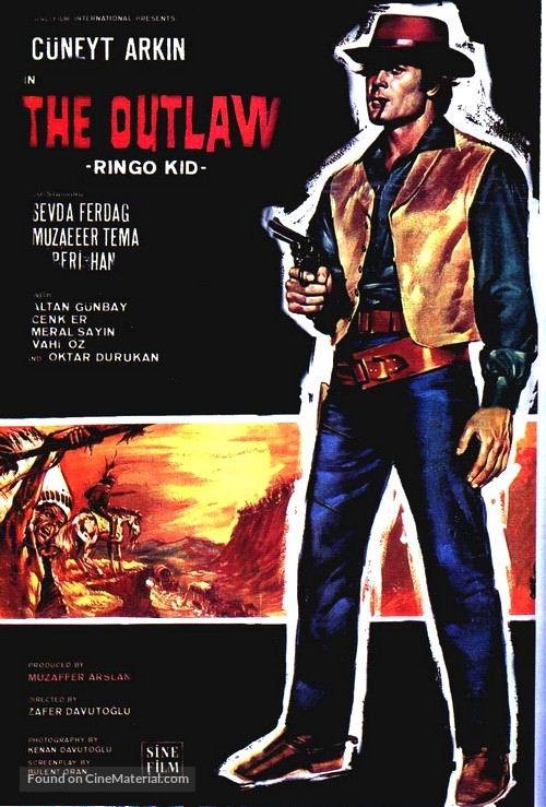 Kanunsuz kahraman - Ringo Kid - Turkish Movie Poster