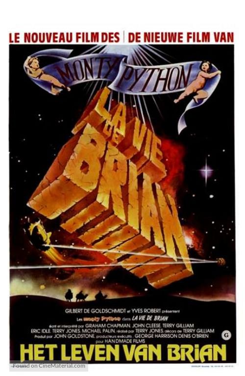 Life Of Brian - Belgian Movie Poster