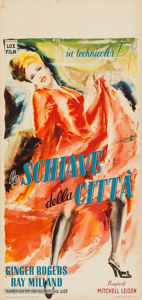 Lady in the Dark - Italian Movie Poster