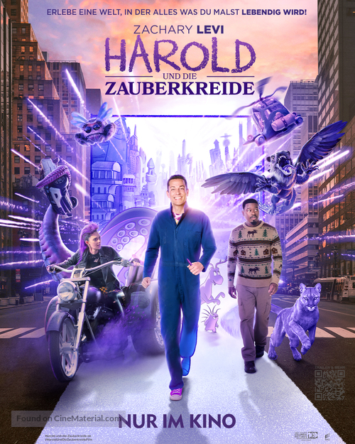 Harold and the Purple Crayon - German Movie Poster