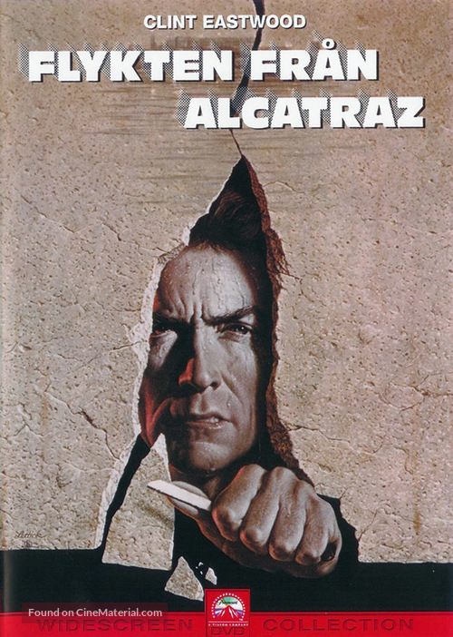 Escape From Alcatraz - Swedish DVD movie cover