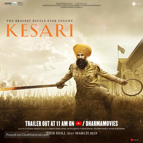 Kesari - Indian Movie Poster