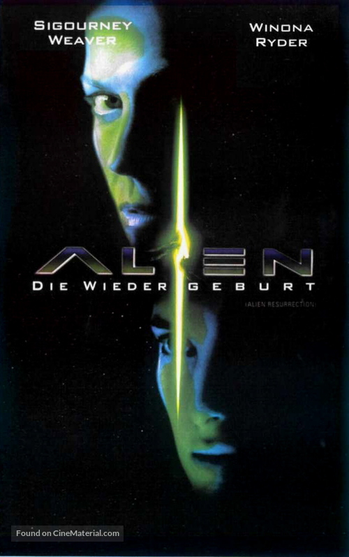 Alien: Resurrection - German VHS movie cover