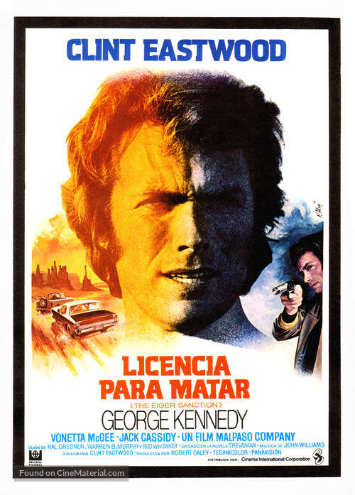 The Eiger Sanction - Spanish Movie Poster