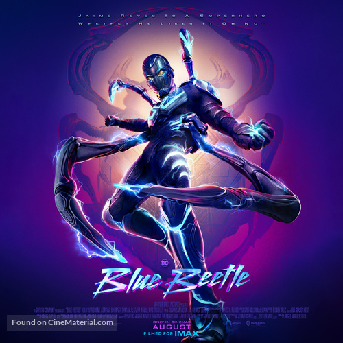 Blue Beetle - British Movie Poster