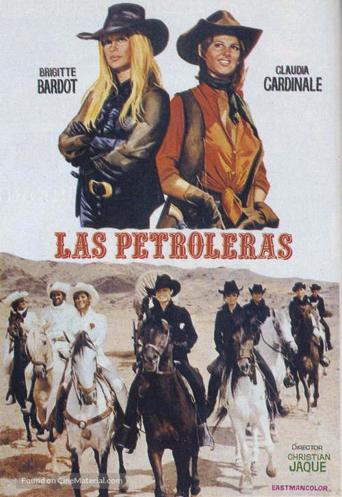 Les p&eacute;troleuses - Spanish Movie Poster