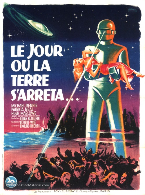 The Day the Earth Stood Still - French Movie Poster