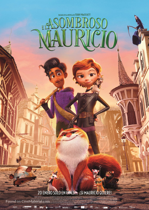 The Amazing Maurice - Spanish Movie Poster