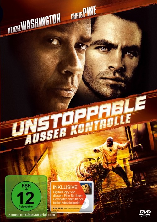 Unstoppable - German DVD movie cover