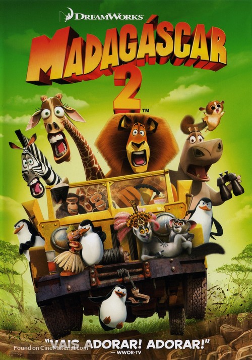 Madagascar: Escape 2 Africa - Portuguese Movie Cover