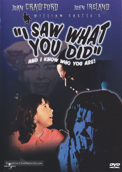 I Saw What You Did - DVD movie cover
