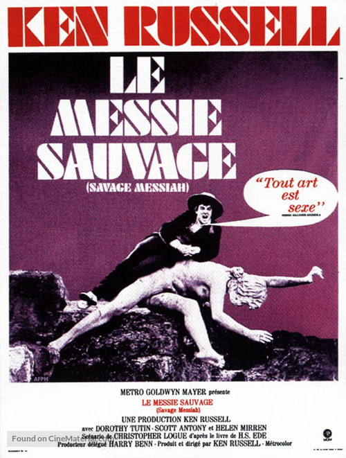 Savage Messiah - French Movie Poster