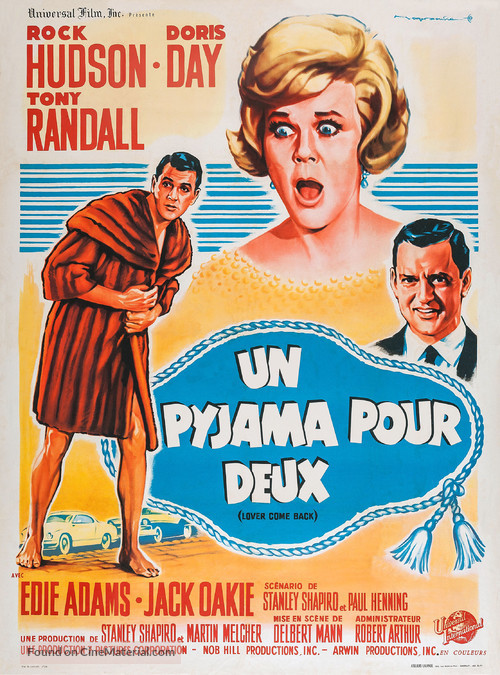 Lover Come Back - French Movie Poster