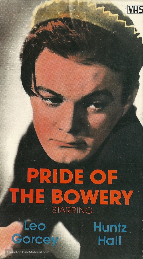 Pride of the Bowery - VHS movie cover