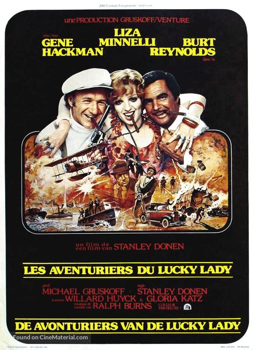 Lucky Lady - Belgian Movie Poster