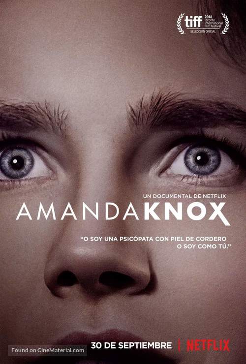Amanda Knox - Spanish Movie Poster