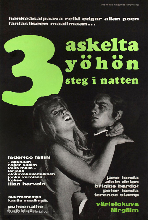 Histoires extraordinaires - Finnish Movie Poster