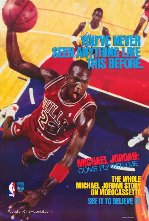 Michael Jordan: Come Fly with Me - Video release movie poster