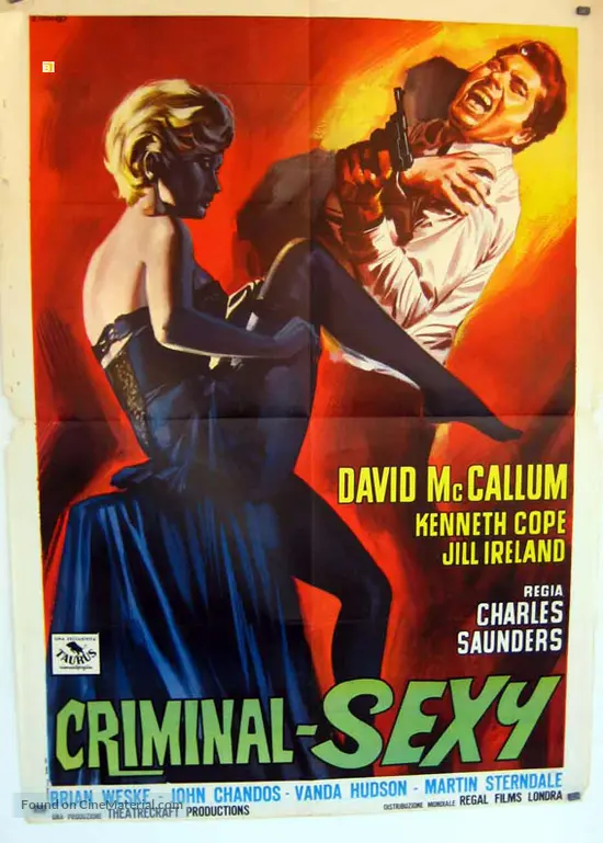 Jungle Street (1960) Italian movie poster