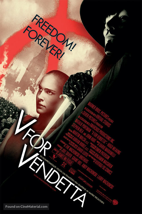 V for Vendetta - Norwegian Movie Poster