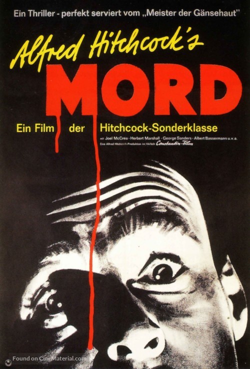Foreign Correspondent - German Movie Poster