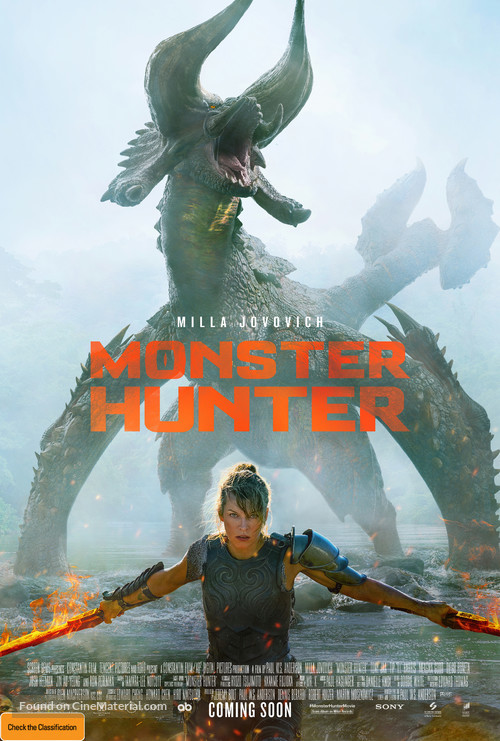 Monster Hunter - Australian Movie Poster