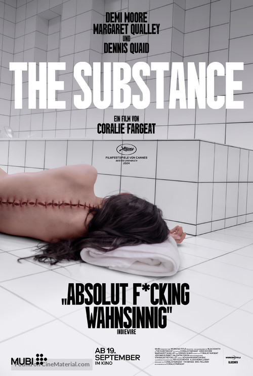 The Substance - German Movie Poster