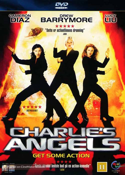 Charlie&#039;s Angels - Danish DVD movie cover
