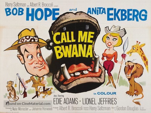 Call Me Bwana - British Movie Poster